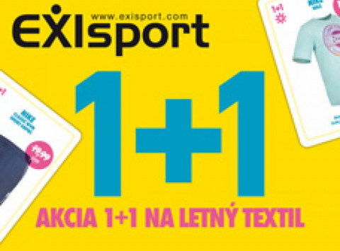 1+1 na letný textil