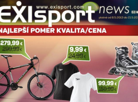 Korčuľuj , bicykluj a behaj s EXISPORTom