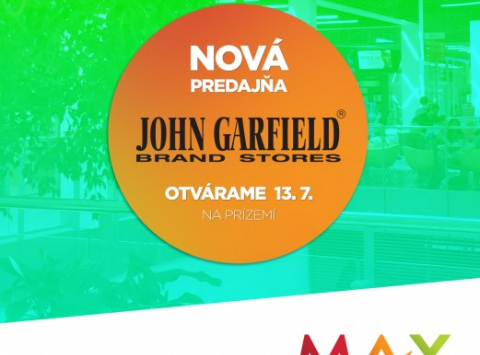 Otvárame pre vás novú predajňu JOHN GARFIELD