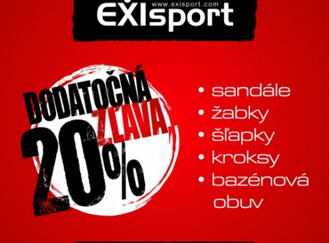 Najväčší výpredaj v EXIsporte pokračuje