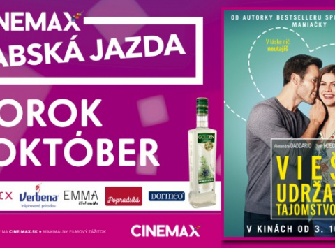 Milé dámy, príďte si užiť filmovú BABSKÚ JAZDU do kina CINEMAX!