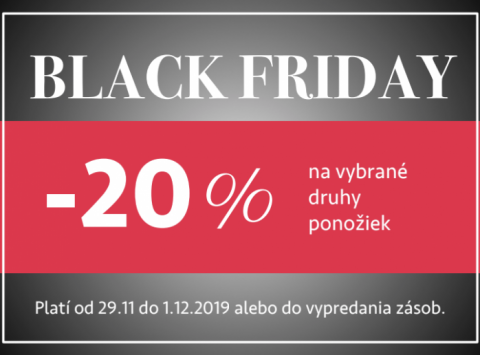 Využite Black Friday zľavy na vybrané druhy ponožiek v predajniach BEPON