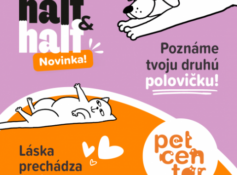 Príďte do predajne PetCenter objaviť úplne novú značku Half&Half