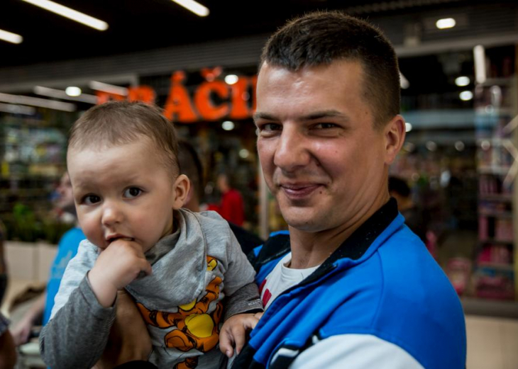 Preteky lezúňov v nákupnom centre OC MAX Trenčín - fotografia č. 1