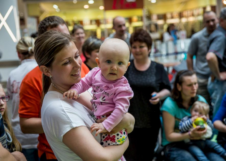 Preteky lezúňov v nákupnom centre OC MAX Trenčín - fotografia č. 1