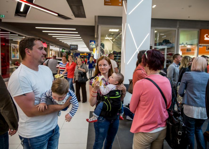 Preteky lezúňov v nákupnom centre OC MAX Trenčín - fotografia č. 1