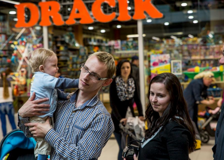 Preteky lezúňov v nákupnom centre OC MAX Trenčín - fotografia č. 1