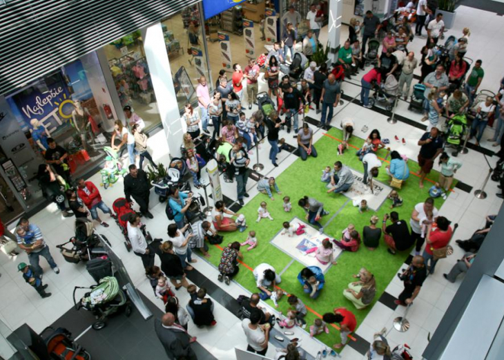 Preteky lezúňov v nákupnom centre OC MAX Trenčín - fotografia č. 1