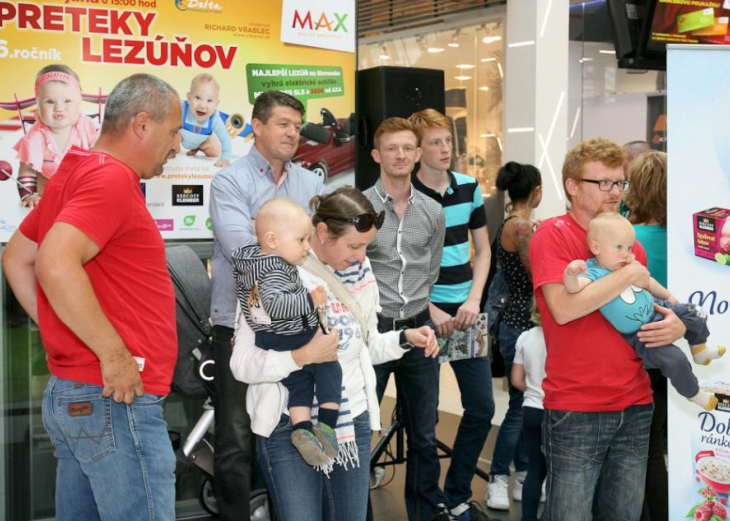 Preteky lezúňov v nákupnom centre OC MAX Trenčín - fotografia č. 1