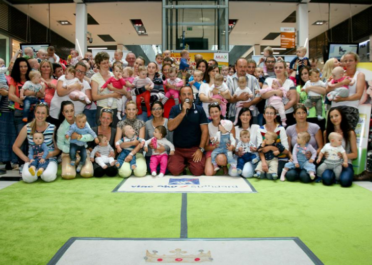 Preteky lezúňov v nákupnom centre OC MAX Trenčín - fotografia č. 1