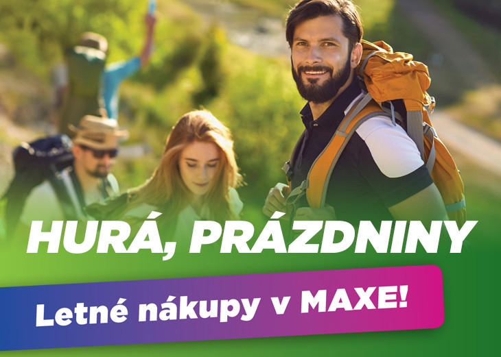 Hurá prázdniny! V MAX Poprad vybavíte všetky vaše športové nákupy v nákupnom centre OC MAX Poprad