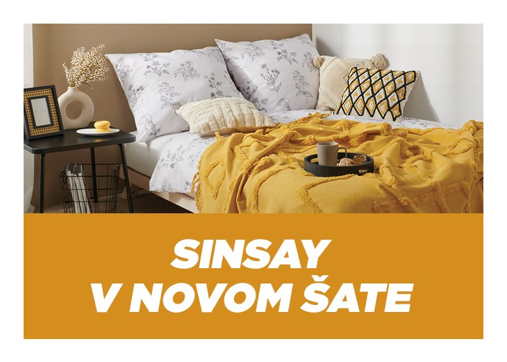 SINSAY V NOVOM ŠATE v nákupnom centre OC MAX Trenčín