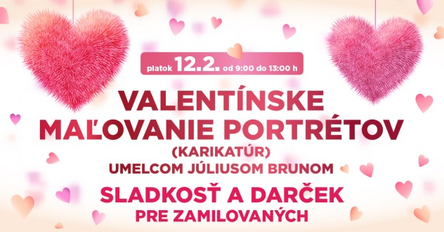 Valentínske maľovanie v nákupnom centre OC MAX Trenčín