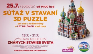 Súťaž v stavaní puzzle v nákupnom centre OC MAX Trenčín