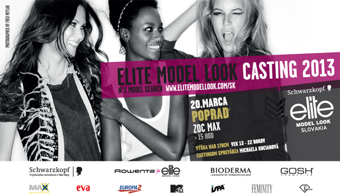 ELITE MODEL LOOK Casting 2013 v MAX Poprad v nákupnom centre OC MAX Poprad