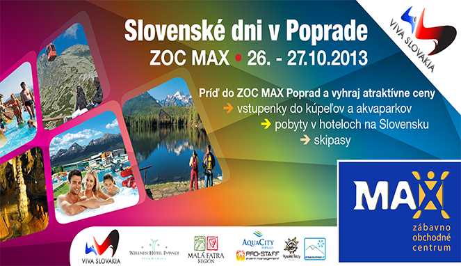 SLOVENSKE DNI V ZOC MAX Poprad v nákupnom centre OC MAX Poprad