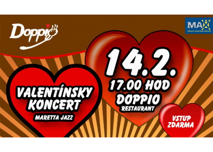 Valentínsky koncert Maretta Jazz, Obchodné a nákupné centrum MAX Trenčín