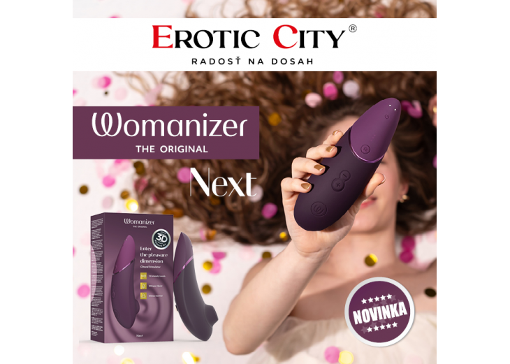 Novinka Womanizer Next v Erotic City, Obchodné a nákupné centrum MAX Poprad 