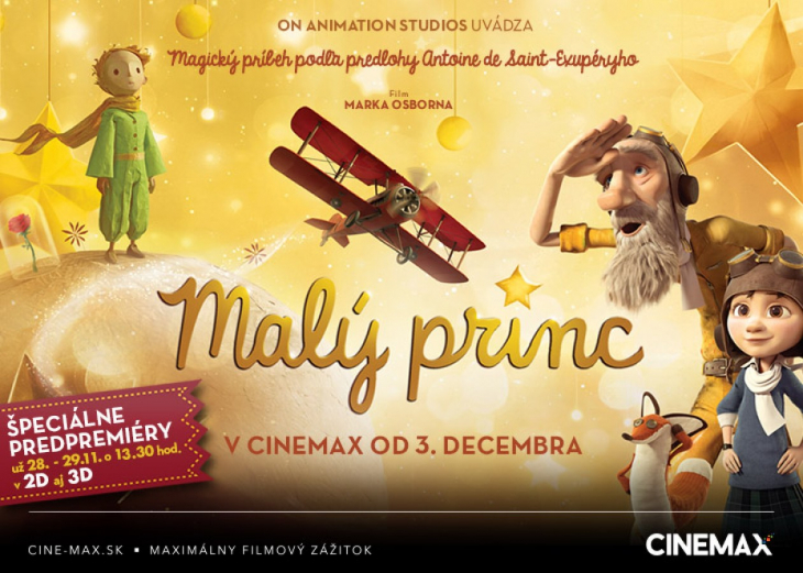 Predpremiéra filmu Malý princ, Obchodné a nákupné centrum MAX Nitra