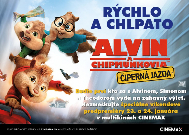 Čiperné veveričky Alvin, Simon a Theodore sú späť!, Obchodné a nákupné centrum MAX Nitra