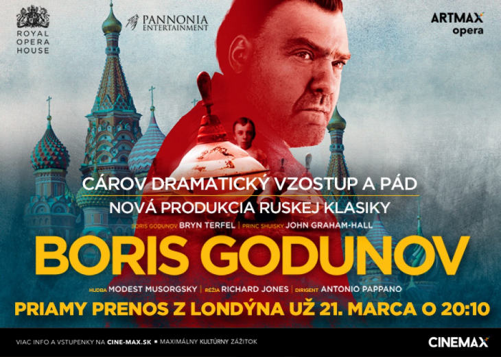 Artmax opera Boris Godunov z Londýna už 21. marca!, Obchodné a nákupné centrum MAX Nitra