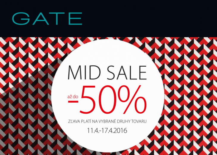 MID SALE -50% v Gate, Obchodné a nákupné centrum MAX Nitra