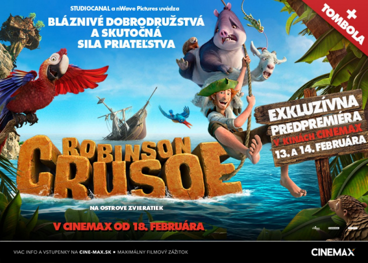 Robinson Crusoe v Cinemax-e, Obchodné a nákupné centrum MAX Nitra