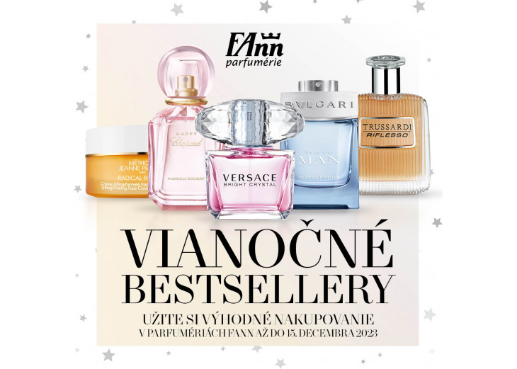 Vianočné bestsellery v parfumériách FAnn, Obchodné a nákupné centrum MAX Trenčín