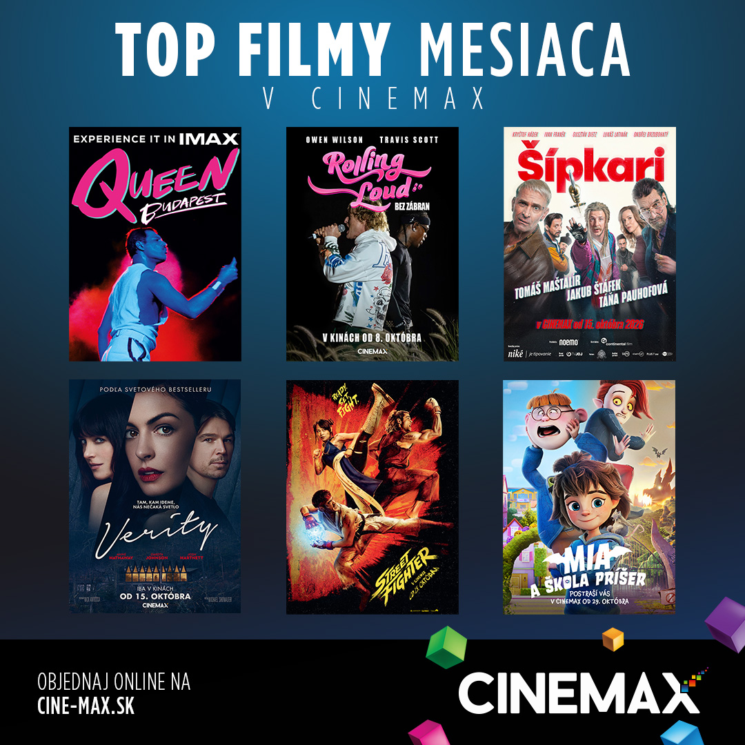 NOVINKY  mesiaca október v kinách CINEMAX